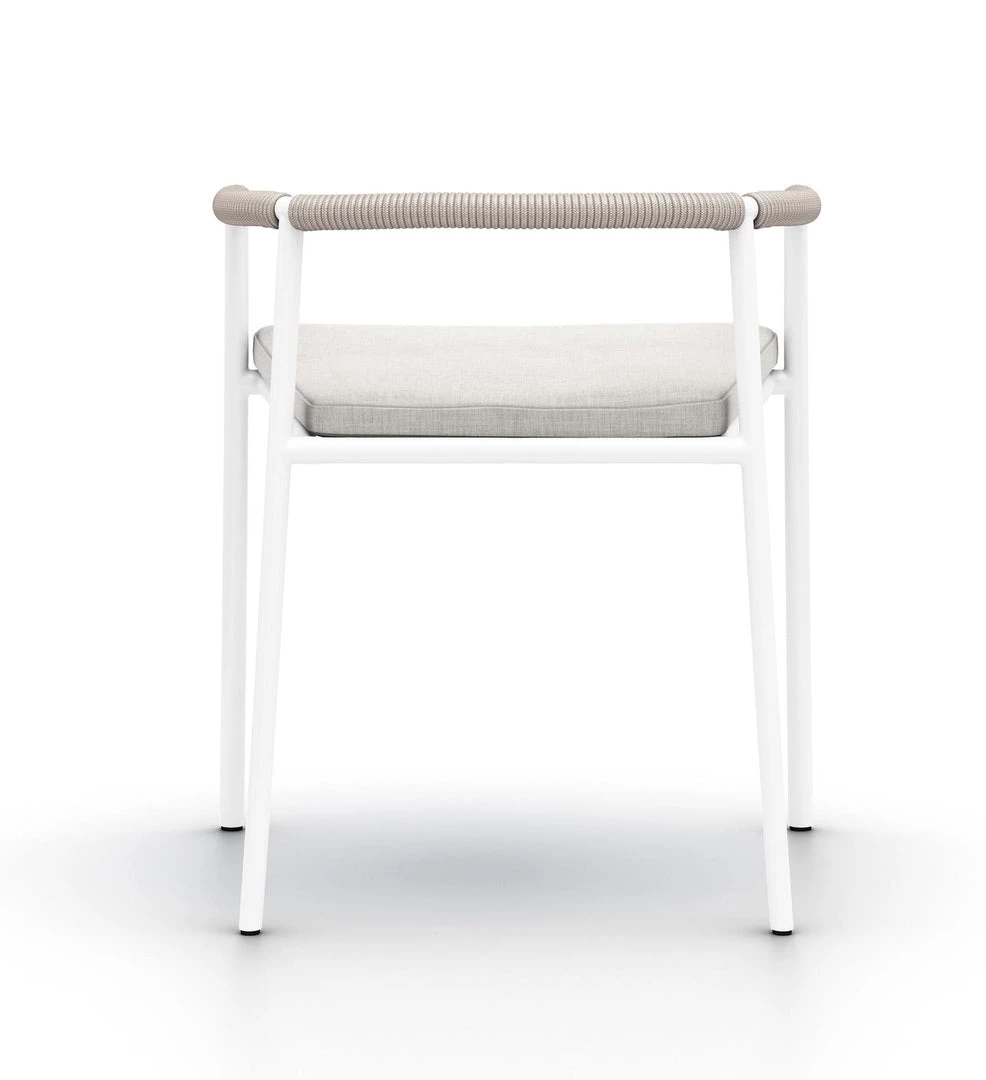 Fourhands New Outdoor Chord Outdoor Dining Chair-White/Stone