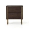 Fourhands Samara Nightstand-Rubbed Black Veneer New Arrivals