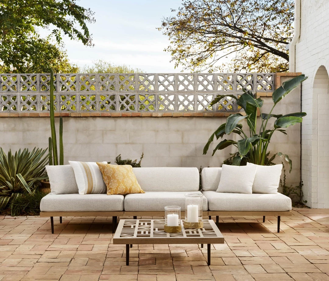 Fourhands New Outdoor Yves Outdoor 3-Pc Sectional