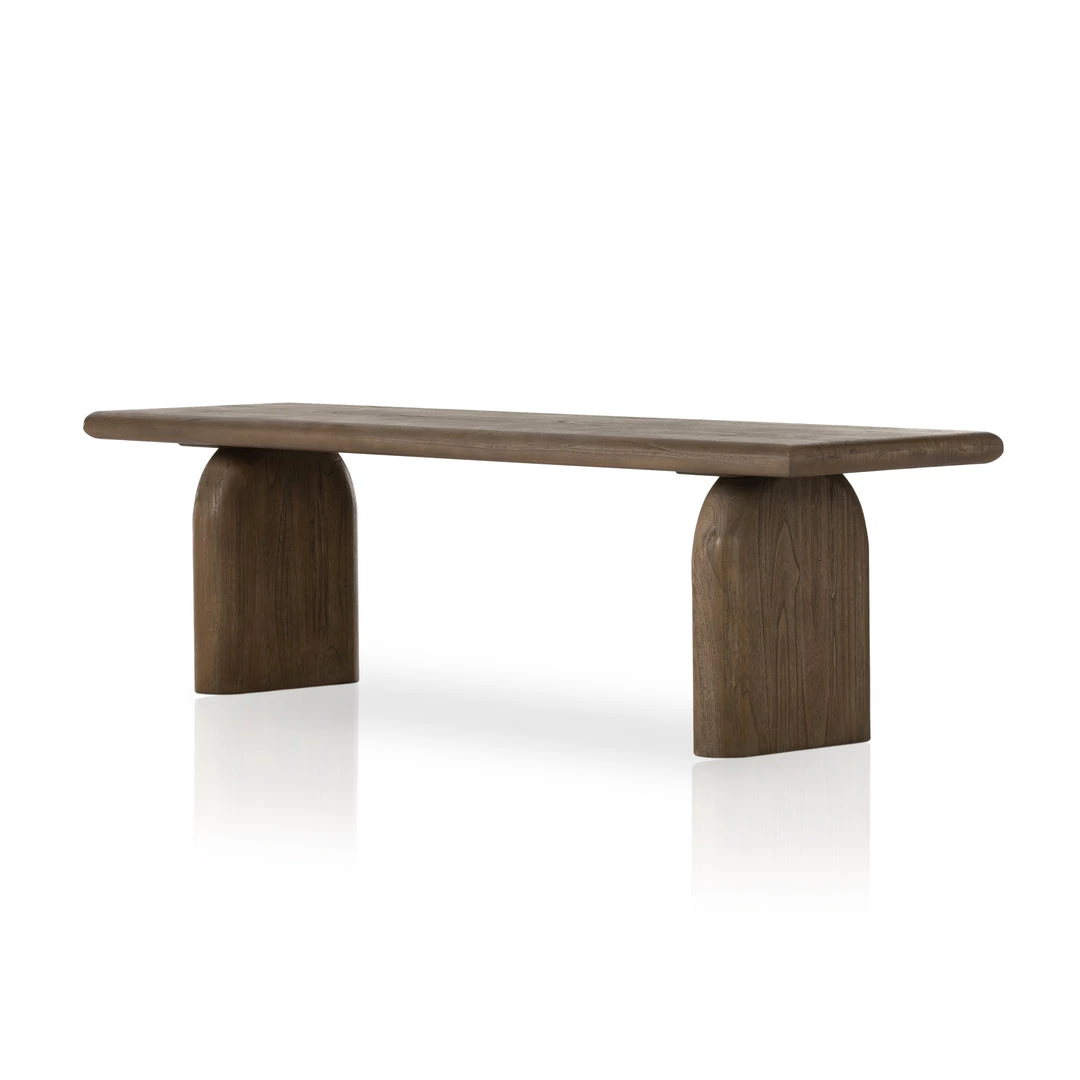 Four Hands Sorrento 69" Dining Bench-Aged Drift Mnd In Stock