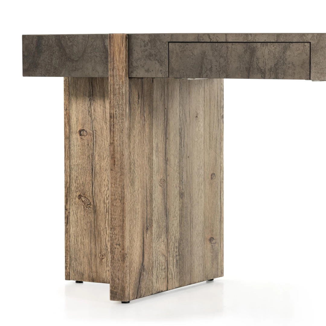 Fourhands Bingham Desk-Rustic Oak Veneer