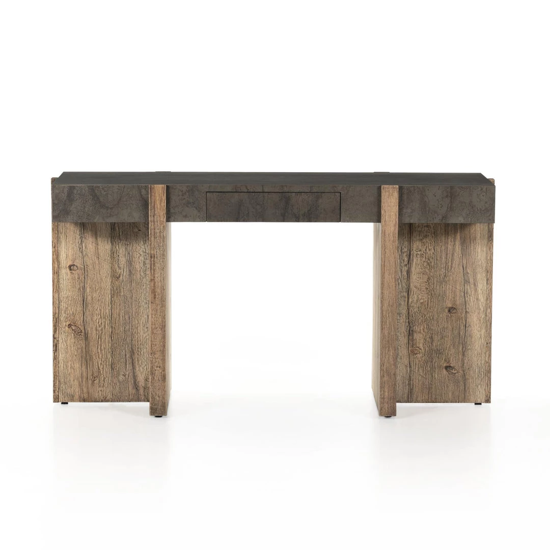 Fourhands Bingham Desk-Rustic Oak Veneer