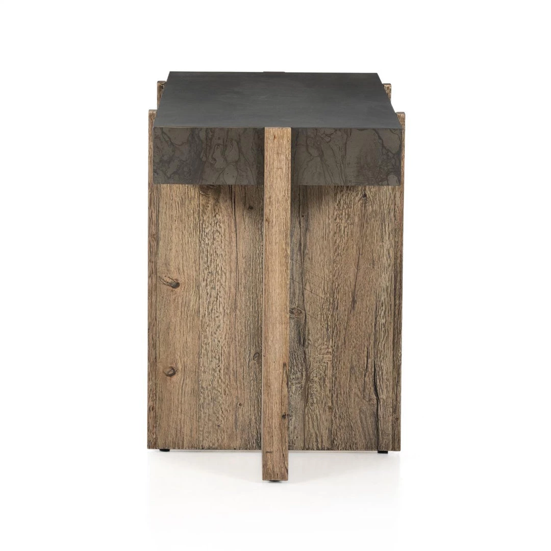 Fourhands Bingham Desk-Rustic Oak Veneer