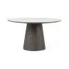 Fourhands Best Sellers Skye Round Dining Table-White Marble