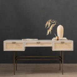 Fourhands Luella Desk-Matte Alabaster