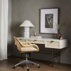 Fourhands Luella Desk-Matte Alabaster