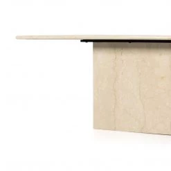 Fourhands Arum Dining Table-Cream Marble