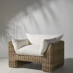 Fourhands Holt Outdoor Chair-Sand Woven