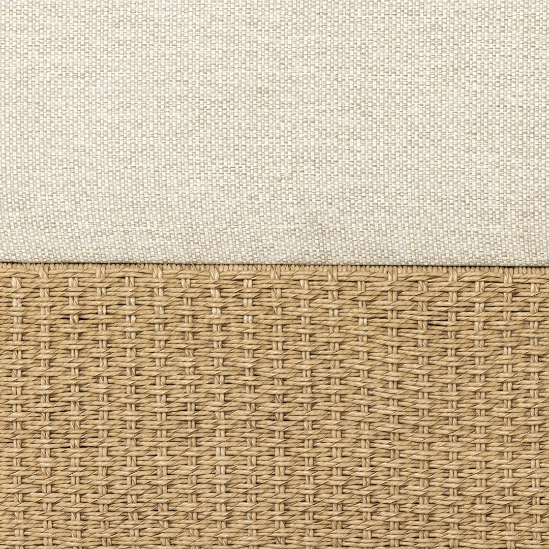 Fourhands Joss Outdoor Sofa-106"-Natural Teak New Outdoor