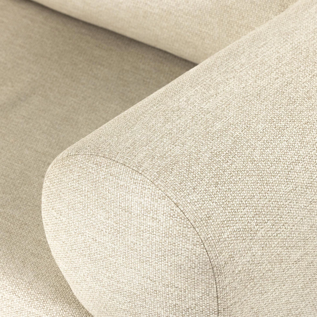 Fourhands Joss Outdoor Sofa-106"-Natural Teak New Outdoor