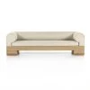 Fourhands Joss Outdoor Sofa-106"-Natural Teak New Outdoor
