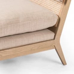 Fourhands Kenzo Chair-Palm Ecru