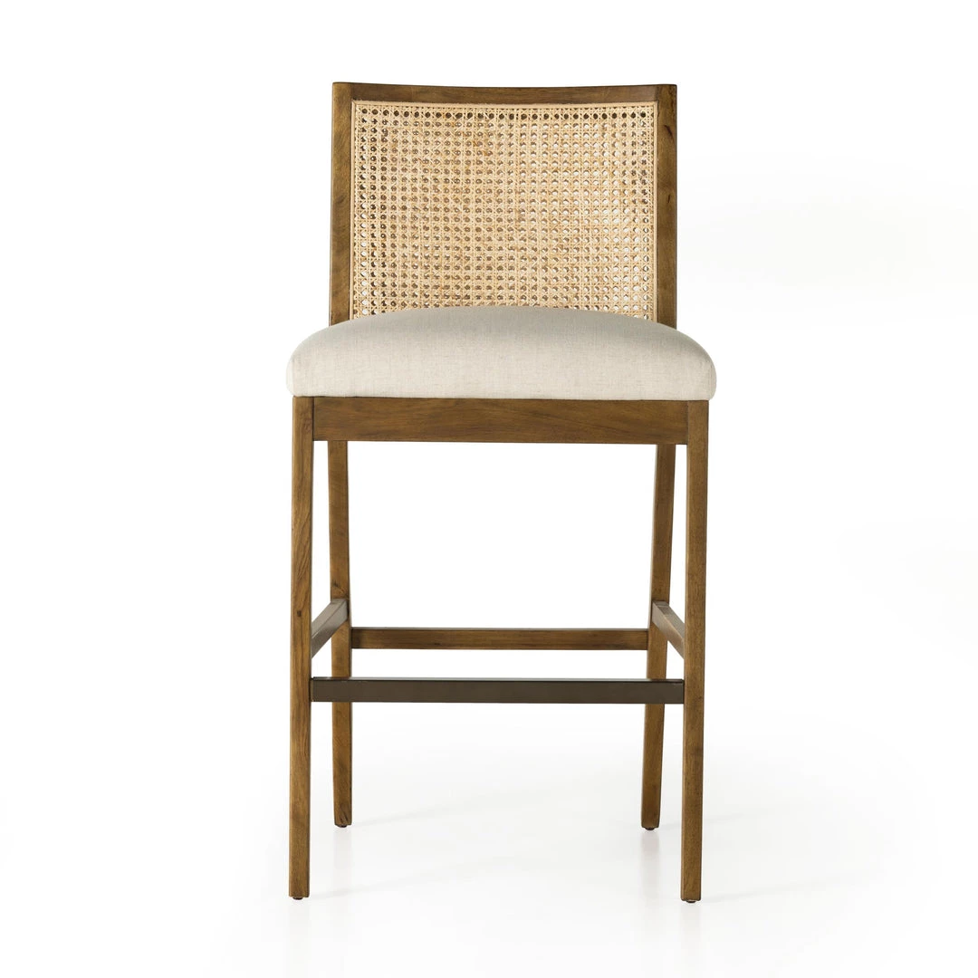 Fourhands Antonia Cane Armless Bar + Counter Stool Best Sellers