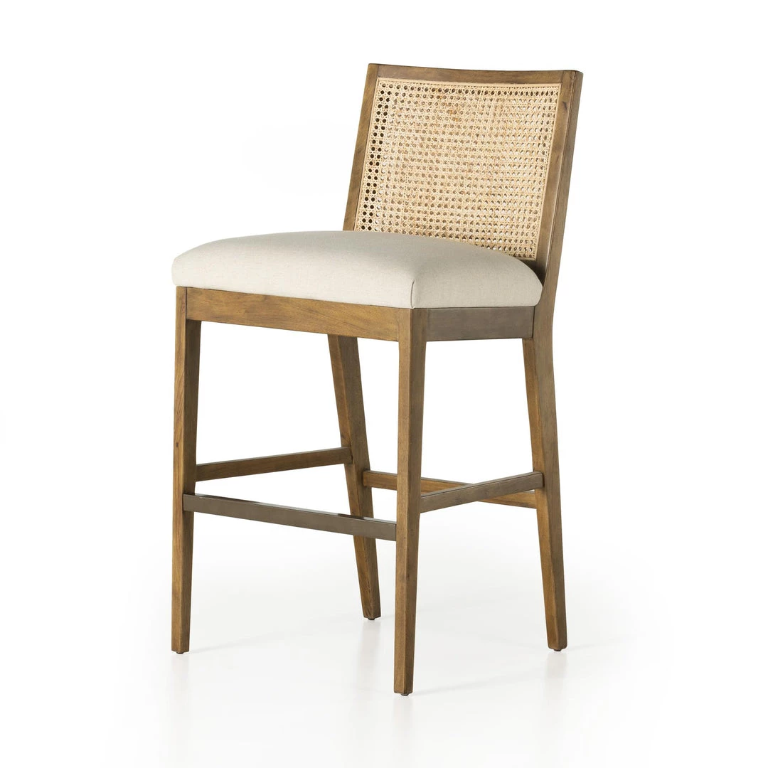 Fourhands Antonia Cane Armless Bar + Counter Stool Best Sellers