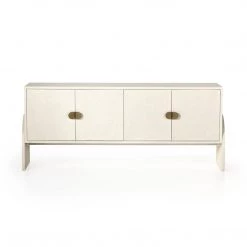 Fourhands Best Sellers Cressida Sideboard-Ivory Painted Linen
