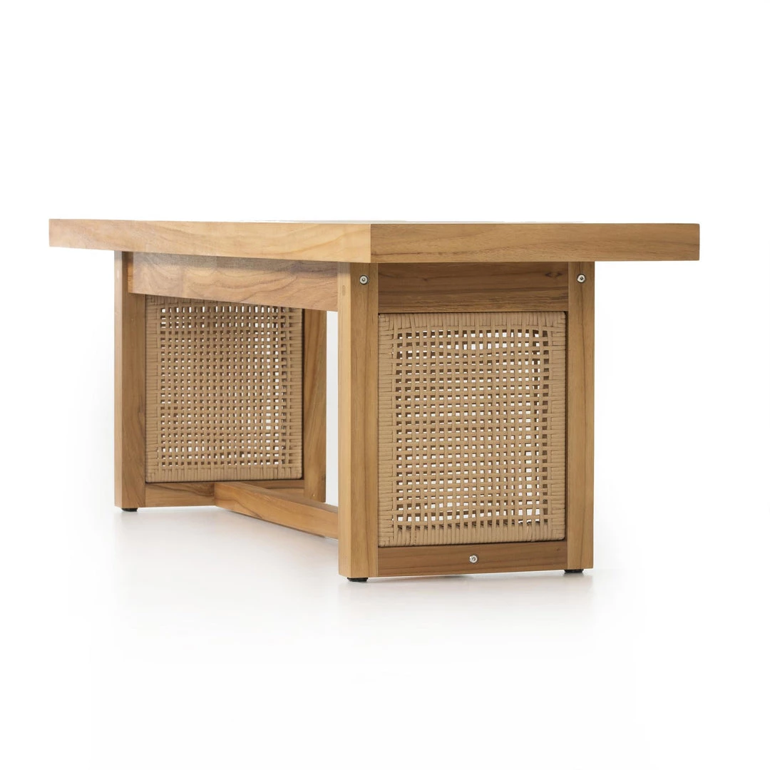 Fourhands New Outdoor Merit Outdoor Dining Bench-64"-Natural