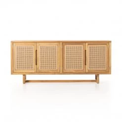 Fourhands New Arrivals Merit Outdoor Sideboard-Natural Teak-Fsc