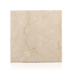Fourhands Best Sellers Arum End Table-Cream Marble