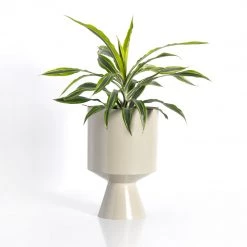 Four Hands Brito Outdoor Planter-Ashen Grey