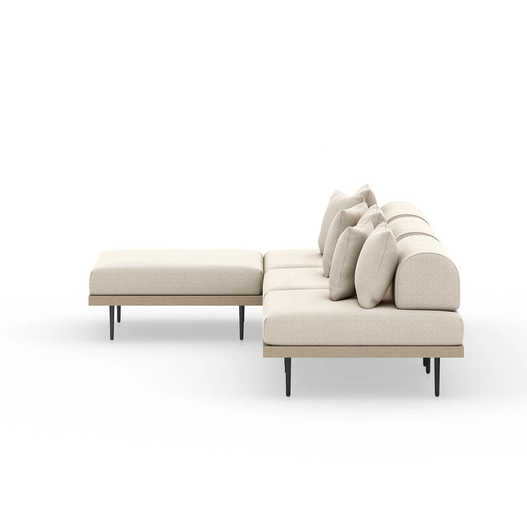 Fourhands New Outdoor Yves Outdoor 3-Pc Sectional