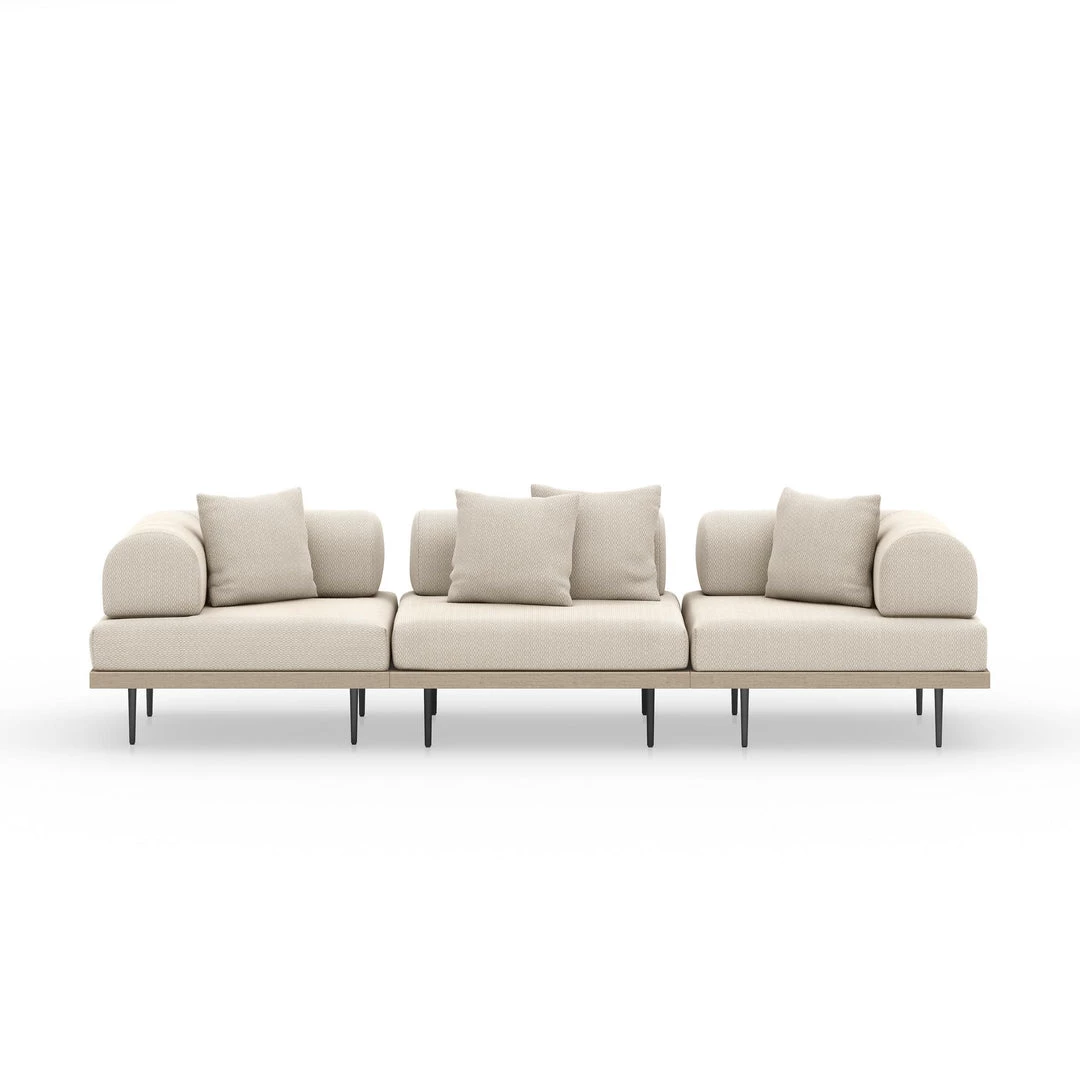 Fourhands New Outdoor Yves Outdoor 3-Pc Sectional