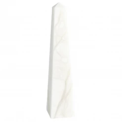 Global Views Alabaster Obelisk