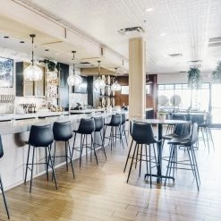 MOES Best Sellers Alibi Bar + Counter Stool