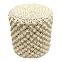 V Rugs & Home Angie Pouf