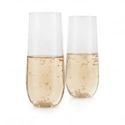 True Brands Aria Champagne Flute New Kitchen