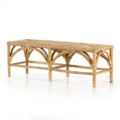 Fourhands Auden Accent Bench-Wrapped Honey Rattan Best Sellers