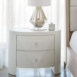Bernhardt Axel Oval Nightstand