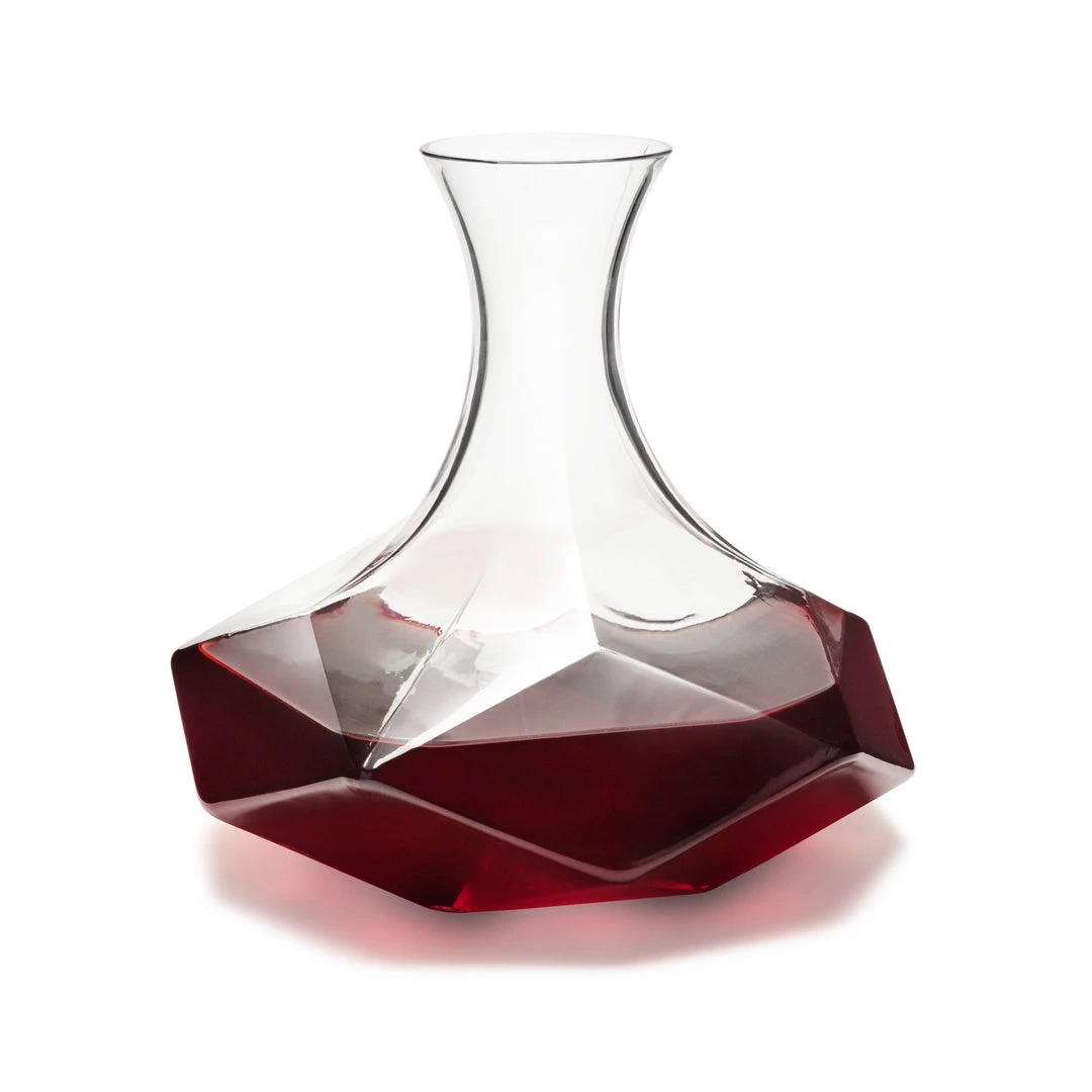True Brands New Kitchen Baldwin Faceted Decanter