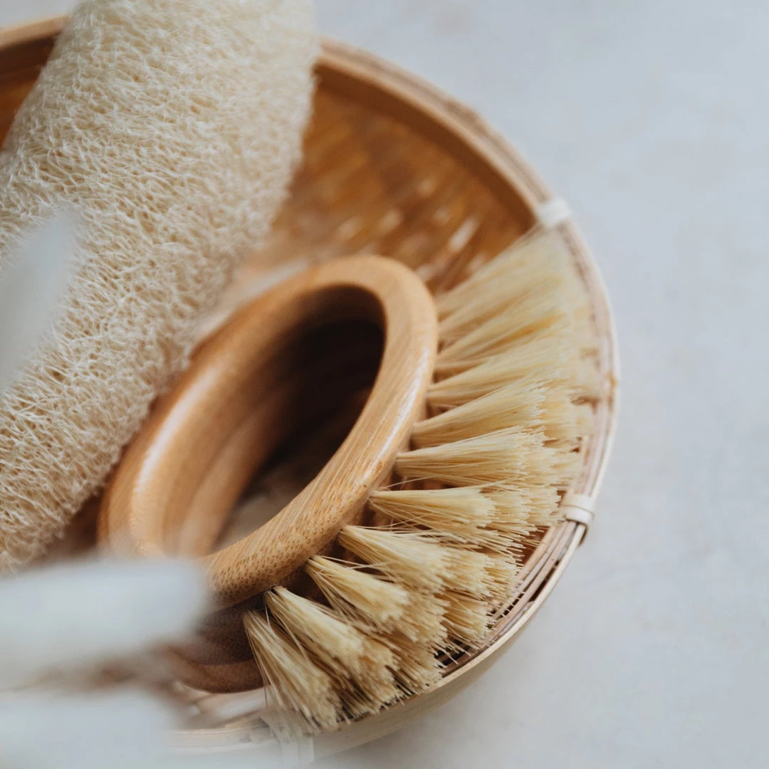 CREATIVE CO OP New Kitchen Bamboo Brush