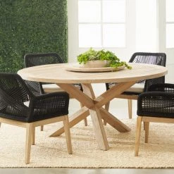Essentials For Living New Outdoor Boca Outdoor Round Dining Table