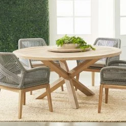 Essentials For Living New Outdoor Boca Outdoor Round Dining Table