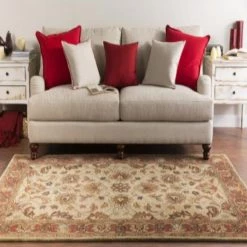 Surya Caesar Rug - Camel/Burnt Orange