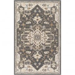 Surya Best Sellers Caesar Rug - Charcoal/Camel