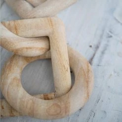 CREATIVE CO OP Best Sellers Carved Sandstone Chain