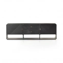 Fourhands Best Sellers Caspian Media Console-Black Ash