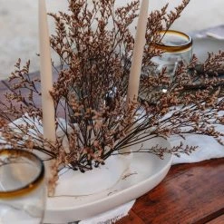 The Floral Society Ceramic Flower Frog Bowl & Taper Holder Best Of Home Decor