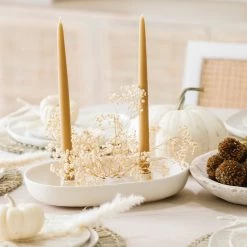 The Floral Society Ceramic Flower Frog Bowl & Taper Holder Best Of Home Decor