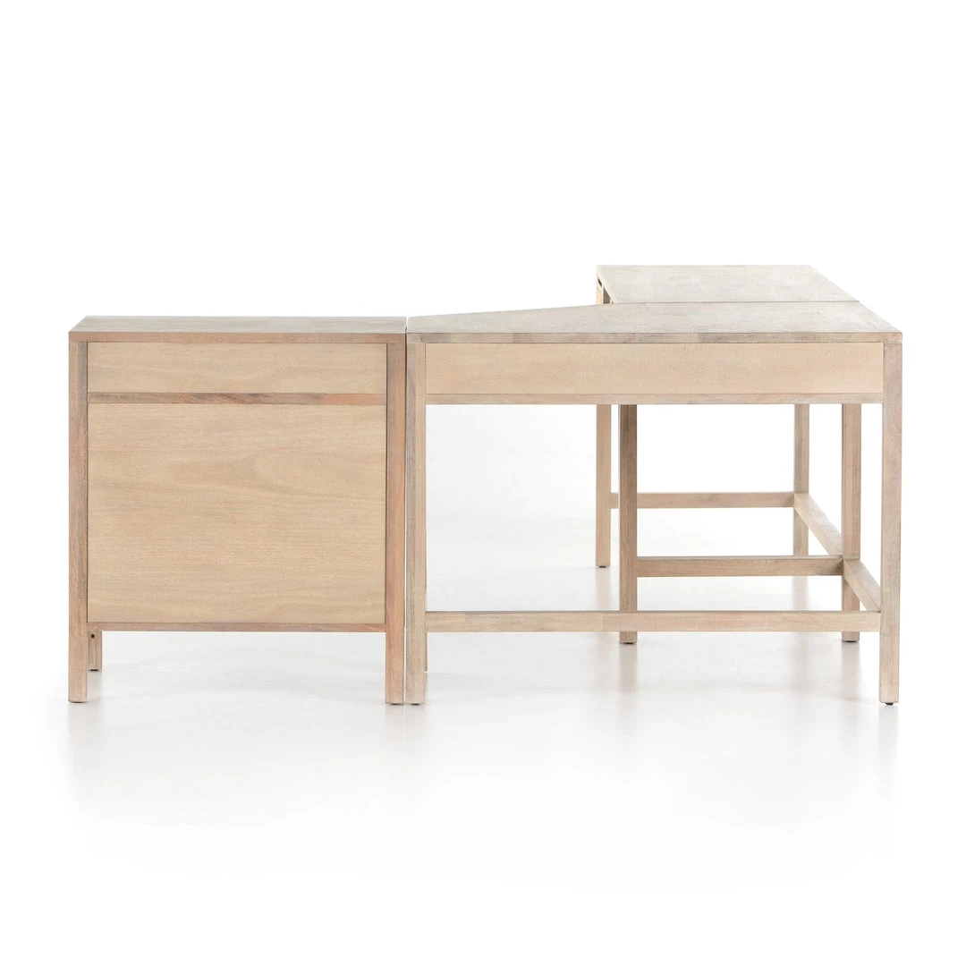 Fourhands Best Sellers Clarita Desk System W/ Filing Cabinet