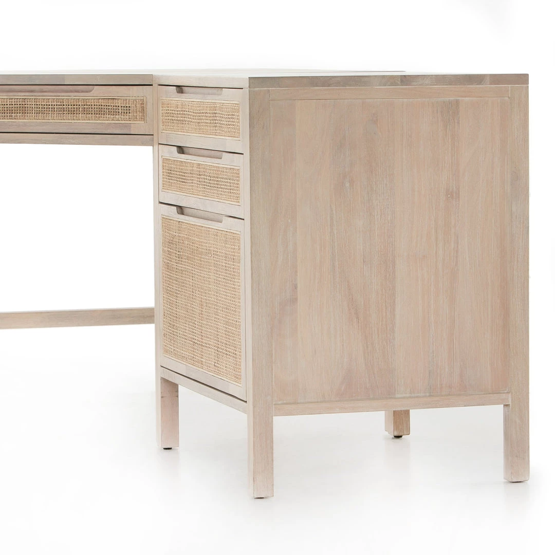 Fourhands Best Sellers Clarita Desk System W/ Filing Cabinet