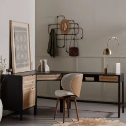 Fourhands Best Sellers Clarita Desk System W/ Filing Cabinet