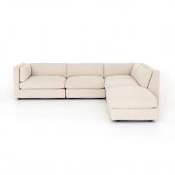 Fourhands Cosette 4-Pc Sectional W/ Ottoman
