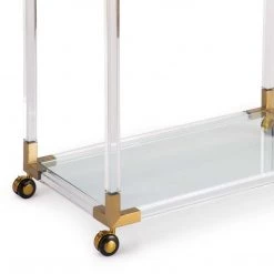 Regina Andrews New Kitchen Darcy Acrylic Bar Cart