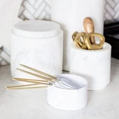 BIDK HOME Delaney Marble Canister Best Sellers