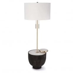 Regina Andrews Ebony Floor Lamp