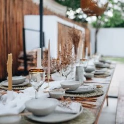 FAIRE Everyday Belgian Linen Table Runner New Kitchen