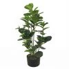 BIDK HOME Faux Ficus Pandurata Hance Plant
